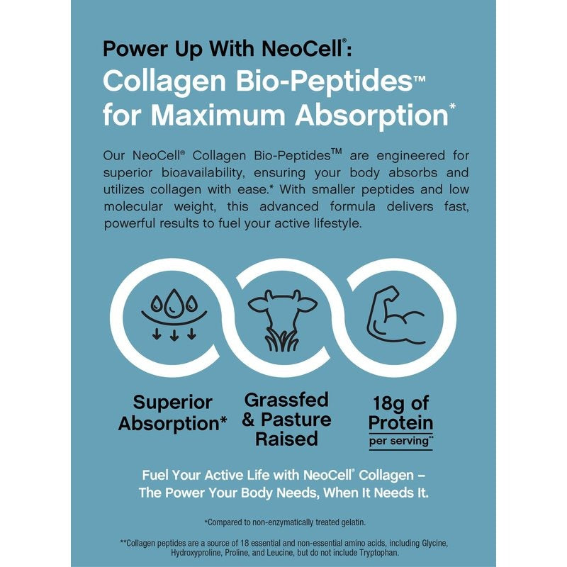 NeoCell Collagen Bio-Peptides Protein Powder | 20oz