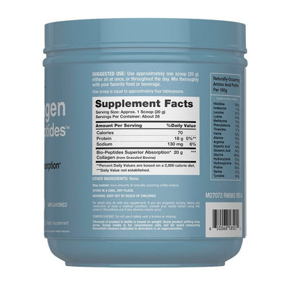 NeoCell Collagen Bio-Peptides Protein Powder | 20oz